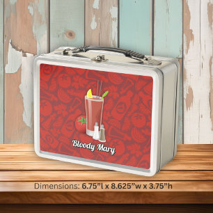 Bloody Mary Metal Lunch Box