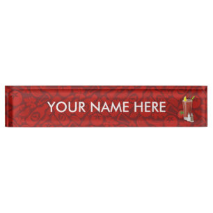 Bloody Mary Nameplate