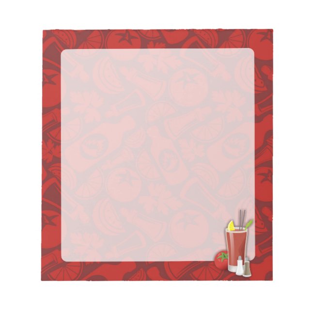 Bloody Mary Notepad (Front)