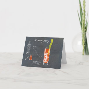 Bloody Mary Recipe Card
