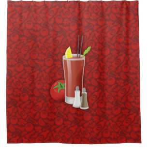 Bloody Mary Shower Curtain
