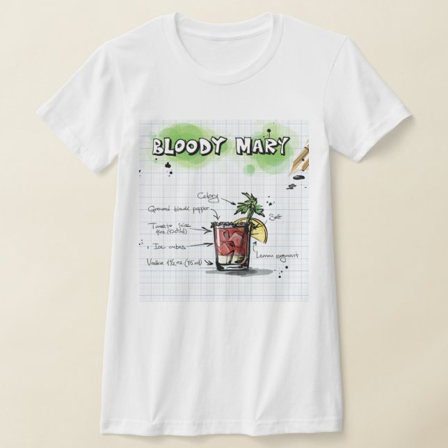 Bloody Mary T-Shirt (Laydown)