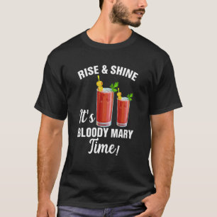 Bloody Mary Time Cute Cocktail Girls Women Dress T-Shirt