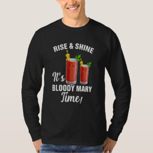 Bloody Mary Time Cute Cocktail Girls Women Dress T-Shirt