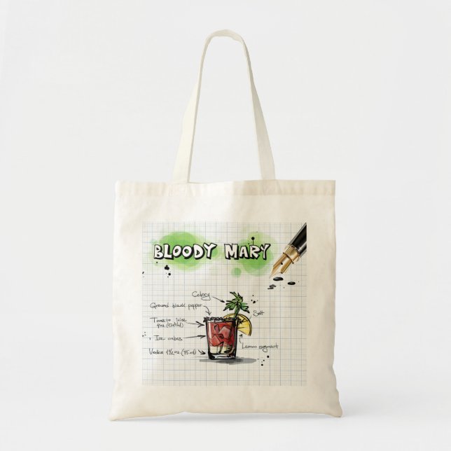 Bloody Mary Tote Bag (Front)