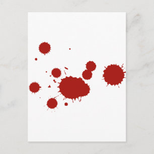 Bloody :) postcard