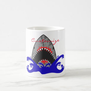 Bloody Shark Jaws Thunder_Cove Coffee Mug