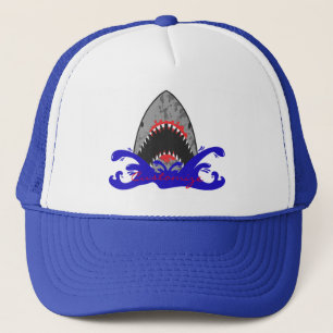 Bloody Shark Jaws Thunder_Cove Trucker Hat