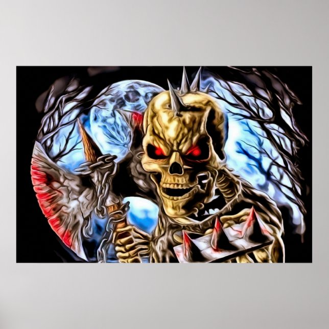 Bloody Skeleton Poster (Front)