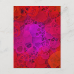 Bloody Skulls Postcard