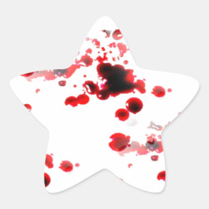 Bloody Star Sticker
