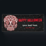 Bloody Sugar Skull * choose background colour Banner<br><div class="desc">Feel free to contact me for a request or question.</div>