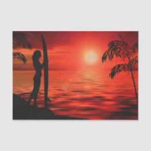 BLOODY SUNSET TISSUE PAPER