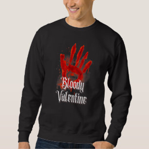 Bloody Valentine Gothic Emo Mysterious Occult Divi Sweatshirt