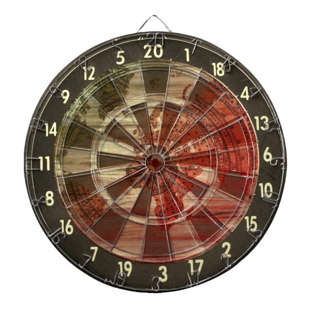 Bloody World Wars Dartboard (Front)