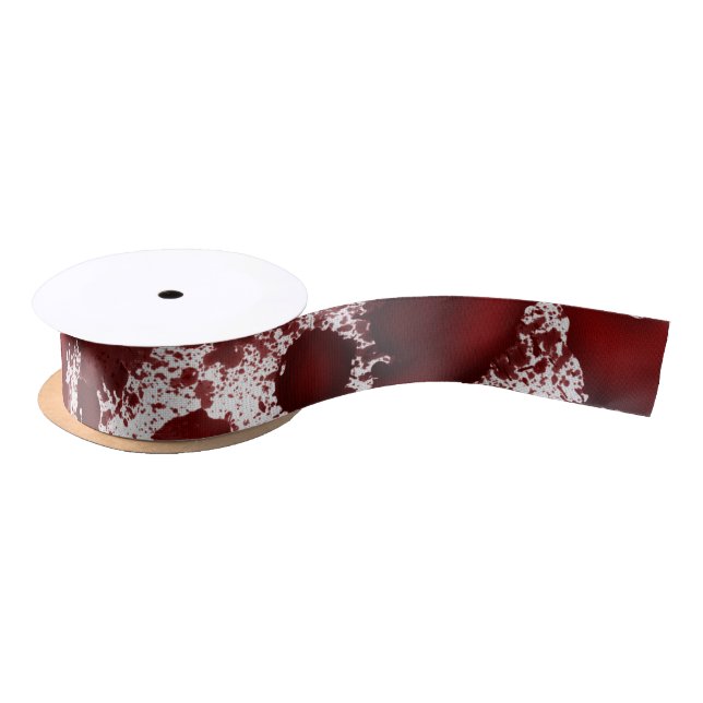 BloodyWhiteFabric60 Satin Ribbon (Spool)