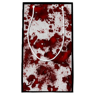 BloodyWhiteFabric60 Small Gift Bag