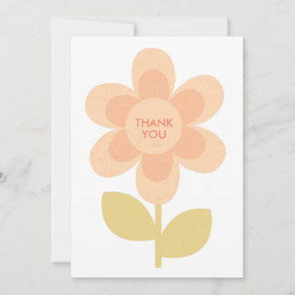 Bloom , a modern thank you greeting card