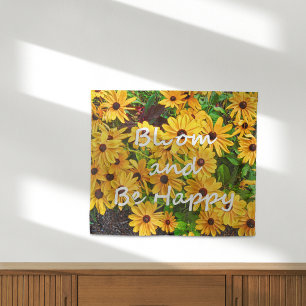 Bloom And Be Happy Tapestry