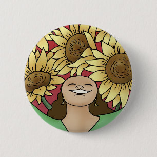 Bloom and Grow 6 Cm Round Badge