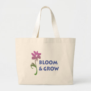Bloom and Grow Large Tote Bag