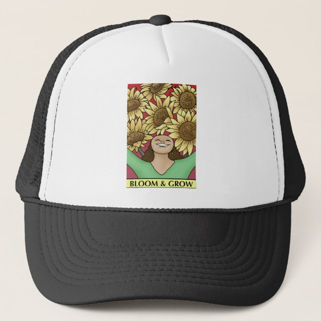 Bloom and Grow Trucker Hat (Front)