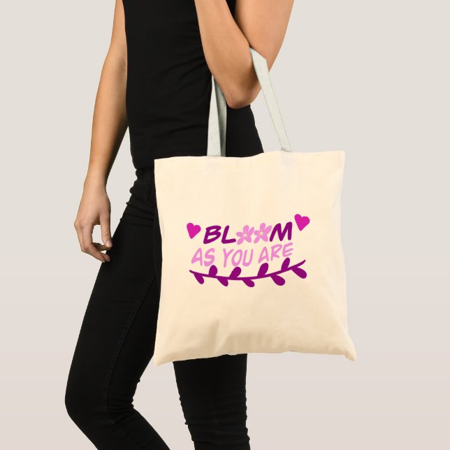Bloom as you are  tote bag (Front (Product))