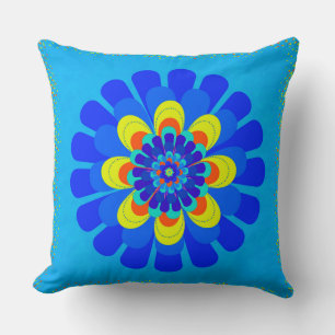 Bloom Blue Cushion