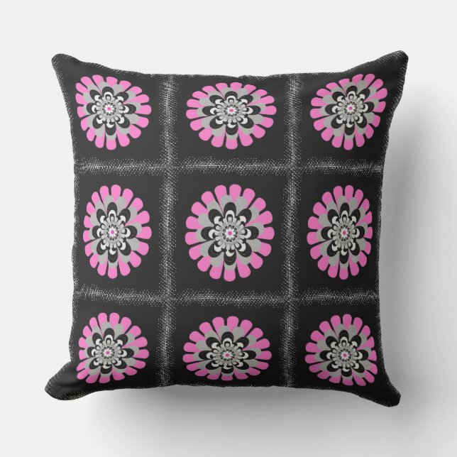 Bloom Blush Patchwork Cushion (Front)