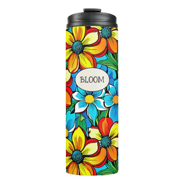 Bloom Botanical Small  Thermal Tumbler (Front)