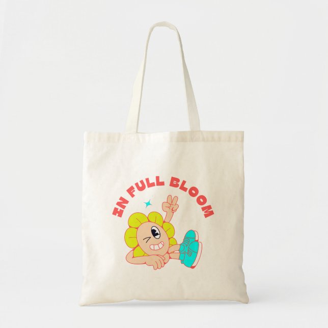 Bloom & Bounce Tote Bag (Front)