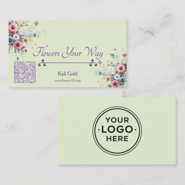 Bloom & Brand Business Card (Front/Back)