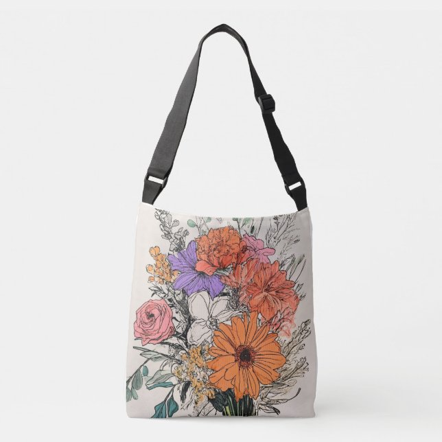 "Bloom & Carry: Floral Bouquet Bags for Every Occa (Front)