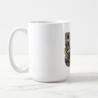 Bloom Concrete Wildflower Typography Mental Health Coffee Mug