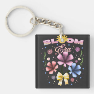 Bloom Era Cute Floral Summer Coquette Aesthetic Key Ring