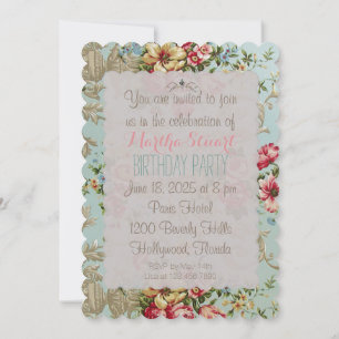 Bloom Flower - Invitations / RSVP / Birthday