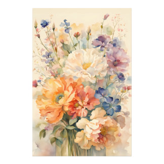 Bloom flowers  photo print