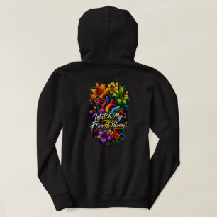 "Bloom From Within" Anatomical Rainbow Heart Hoodie