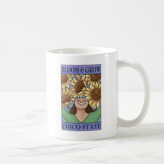 Bloom & Grow Chico State (purple blue) Coffee Mug (Right)