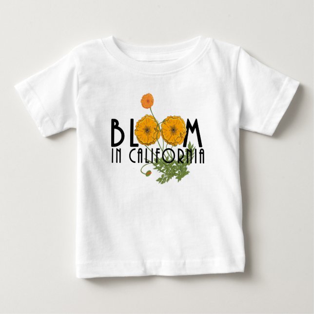 BLOOM In California Baby T-Shirt (Front)