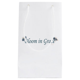 Bloom in Grace  Small Gift Bag