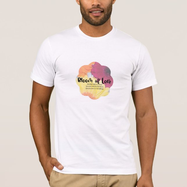 Bloom in Love - Men T-shirt (Front)