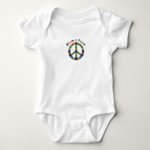 Bloom in Peace Baby Bodysuit