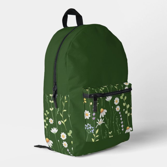 Bloom in Style – Floral All-Over-Print Backpack (Back Corner Left)