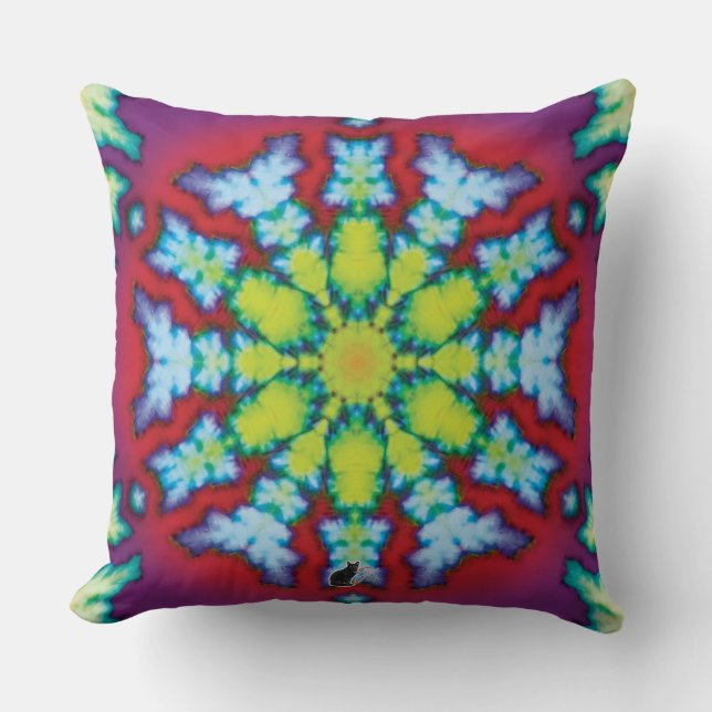 Bloom Kaleidoscope Pillow (Front)