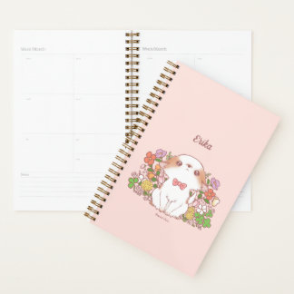 Bloom Mochi and Flowers Customisable Name Planner