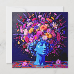 "Bloom of Eternity" – A Colourful Surreal Portrait