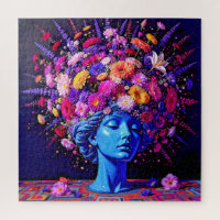 "Bloom of Eternity" – A Colourful Surreal Portrait