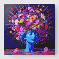 "Bloom of Eternity" – A Colourful Surreal Portrait