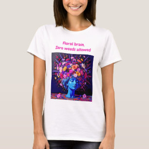 "Bloom of Eternity" – A Colourful Surreal Portrait T-Shirt